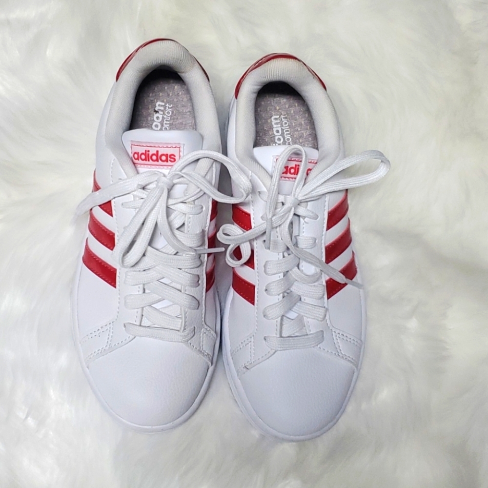 Adidas Red and White Show